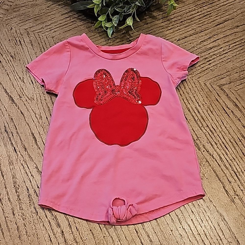 Minnie mouse pink t shirt size 6
